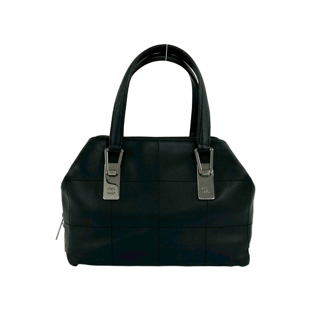 CHANEL Black Caviar Leather Bag